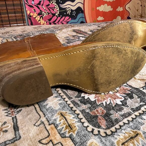 Vintage Dingo Cowboy Boots Acme Made in USA Leather Cowgirl Women's Size 11 - Picture 16 of 16